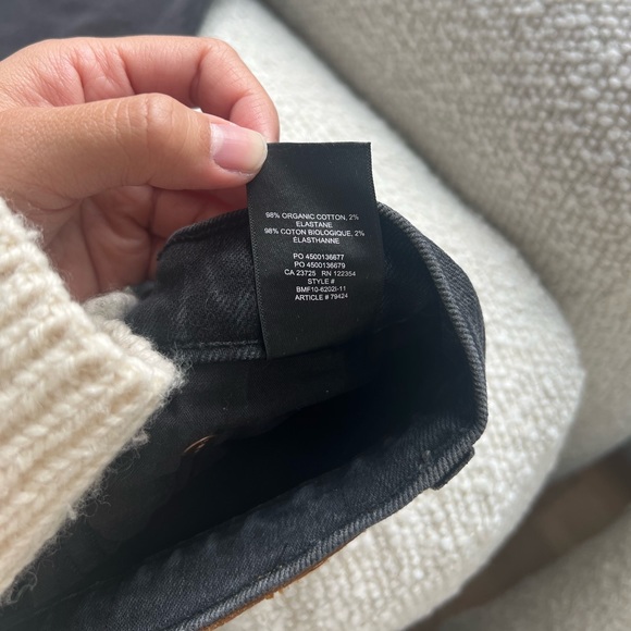 Denim Forum Yoko High Rise Slim, Black - Picture 7 of 7